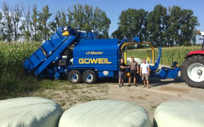 Übergabe Maisballenpresse Göweil LT-Master an Biedermann Martin!