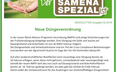 Neue Düngeverordnung!